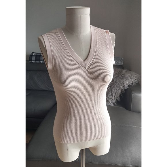 Merona Peach Sweater Tank - Picture 1 of 4